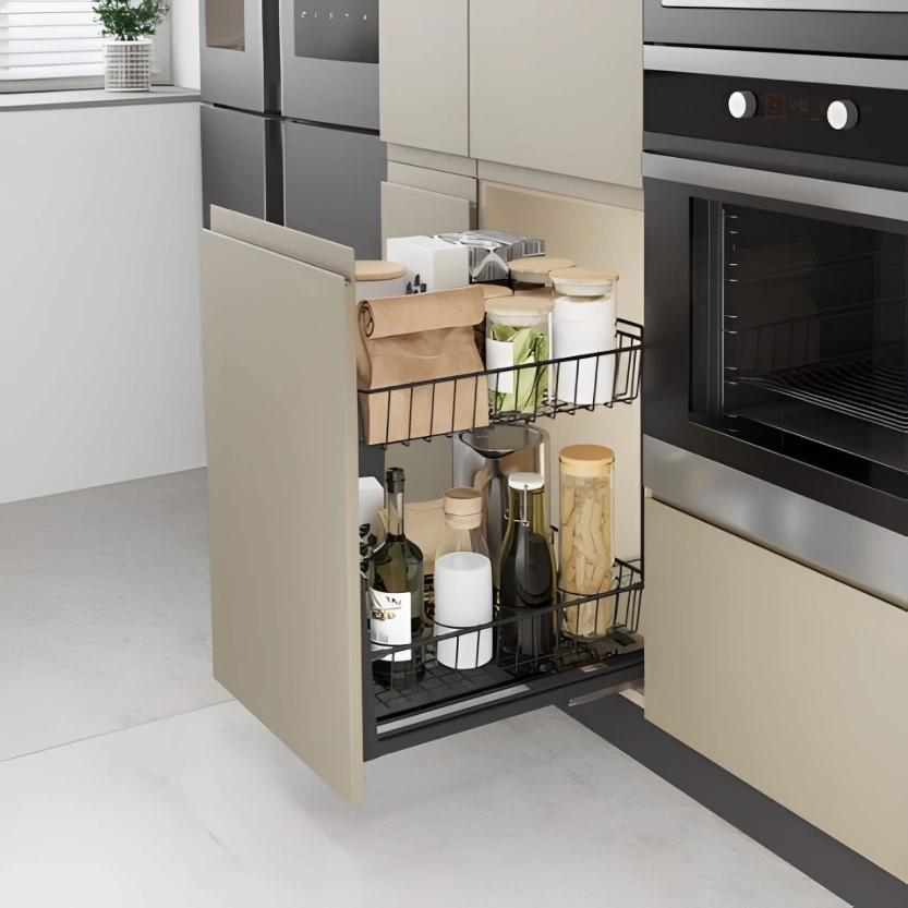 [651] ترولي زيت تركي ستاراكس 40 سم اسود مجرى سفلي سوفت كلوز كود 2102